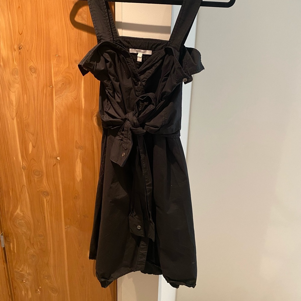 Black sleeve style dress